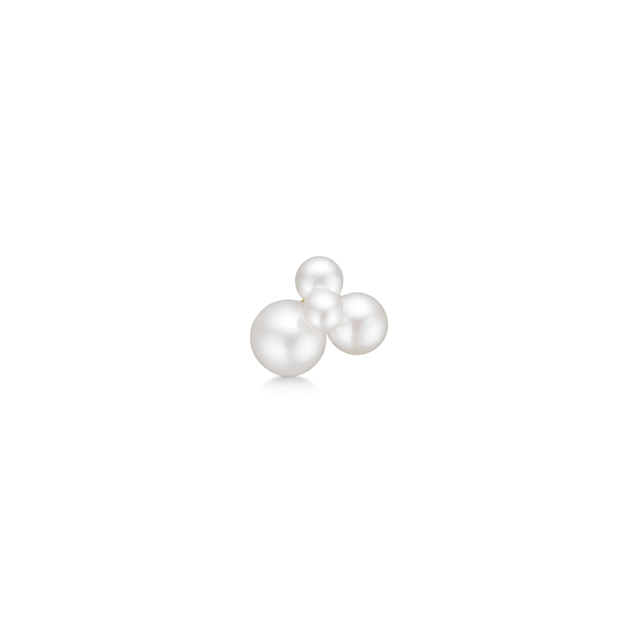 Eden Earstud White Pearl