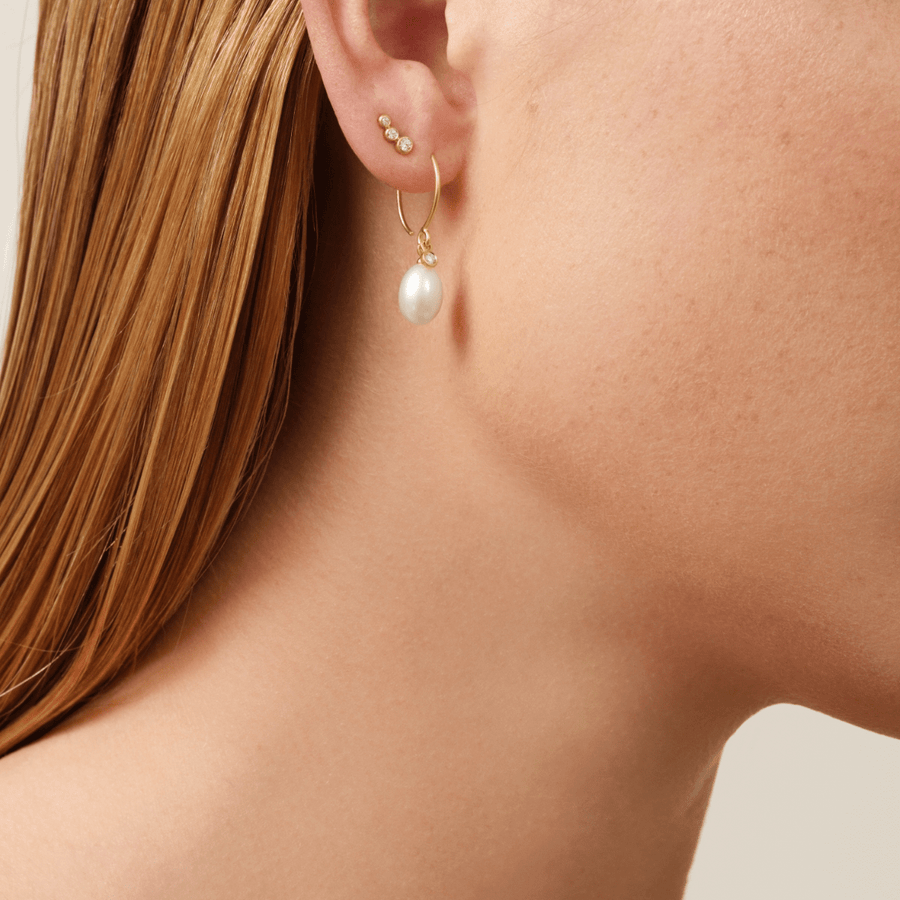 Etcetera Earstuds Clear