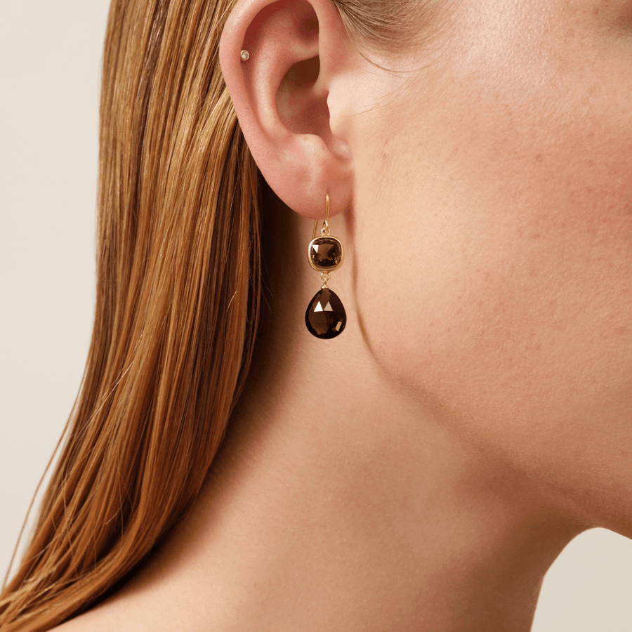 Olivia Earrings Olive Green