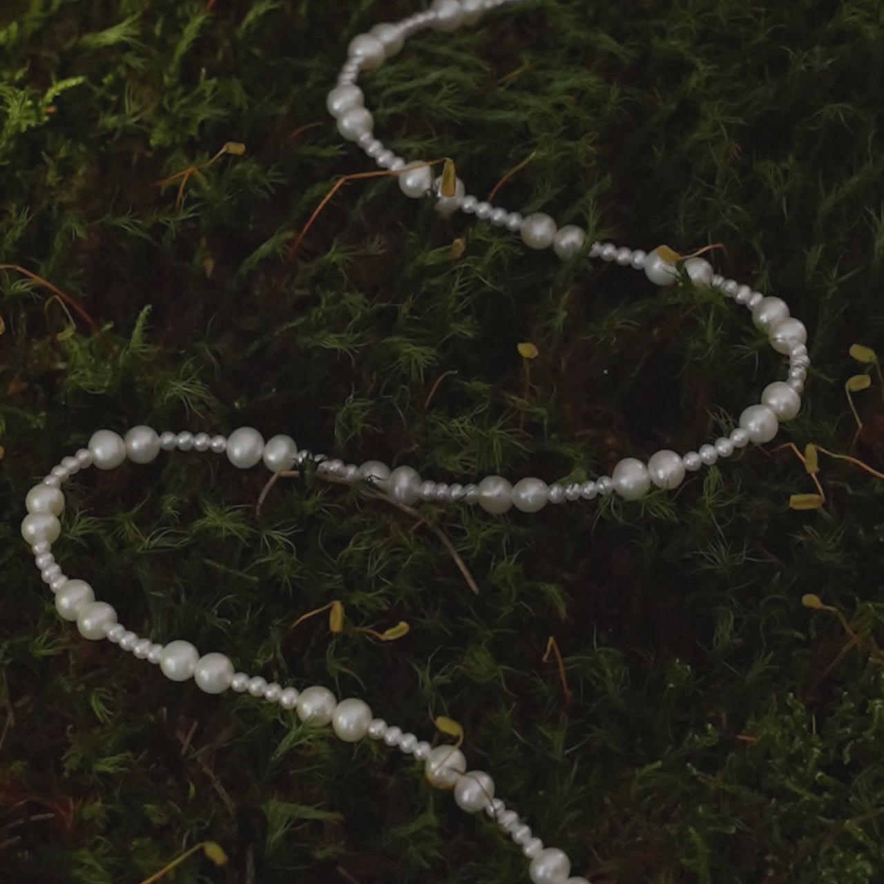 Eden Necklace White Freshwater Pearls