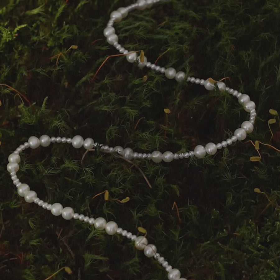 Eden Necklace White Pearl