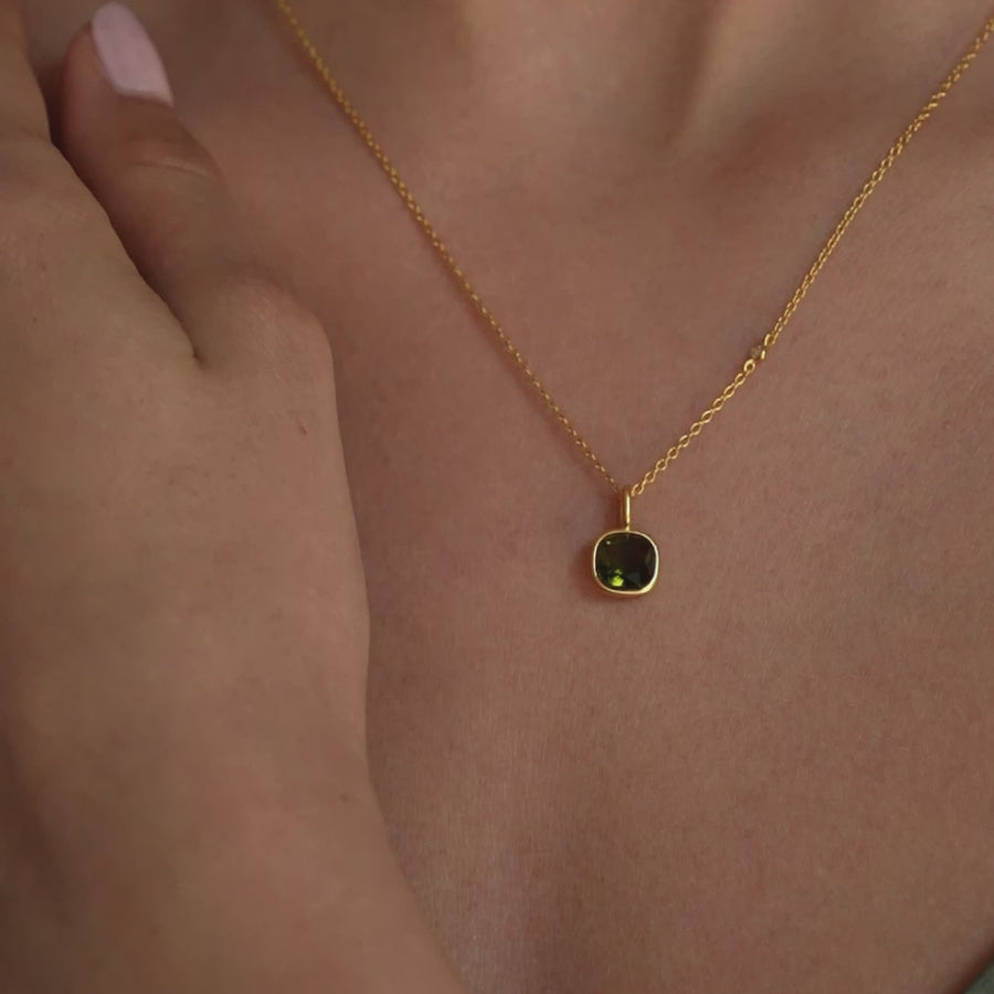 Olivia Pendant Olive Green