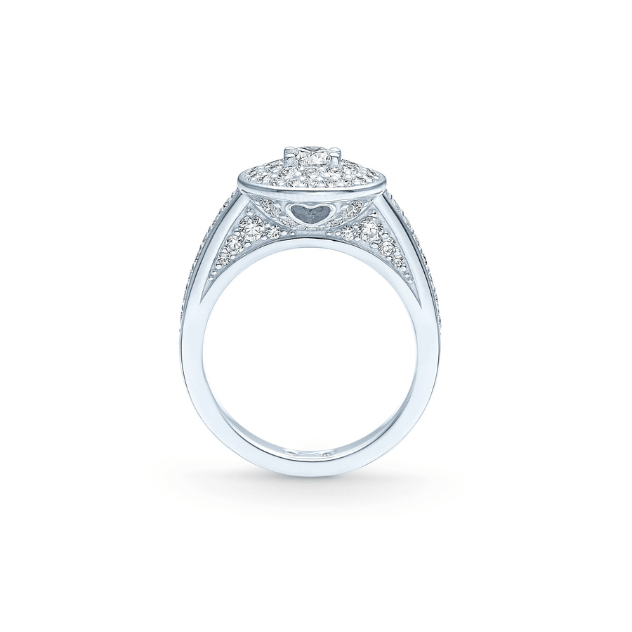 Eterinity 1.29c Diamond Ring Top Wesselton Diamond