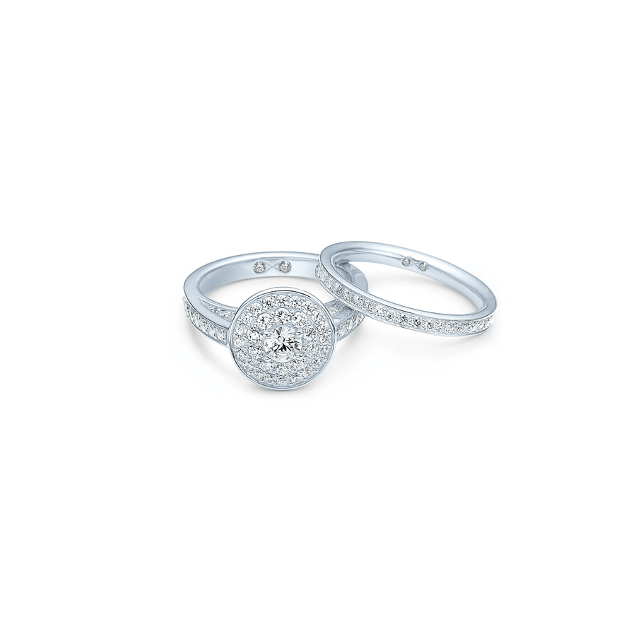 Eterinity 1.29c Diamond Ring Top Wesselton Diamond