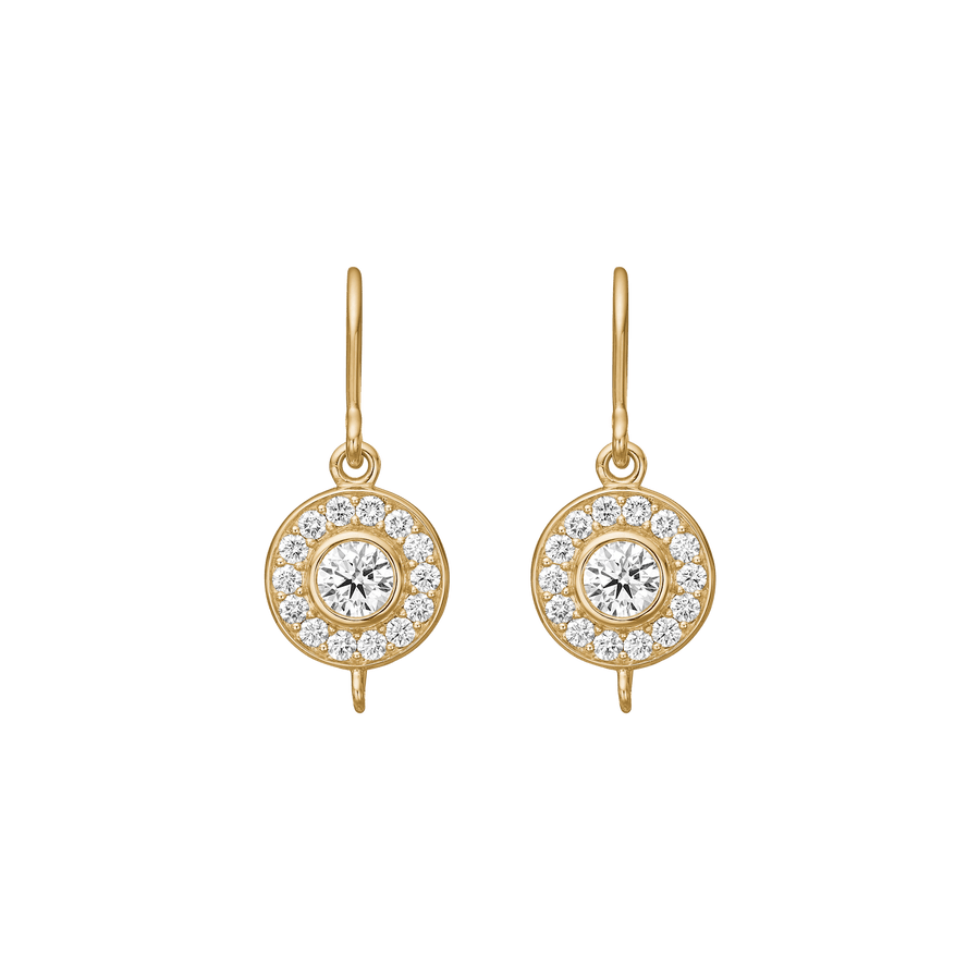 Heritage Earrings Base F-G/VS and I/SI brilliant cut diamond