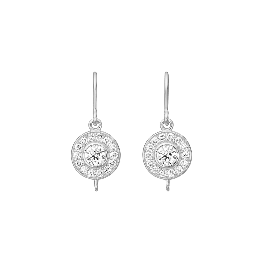 Heritage Earrings Base F-G/VS and I/SI brilliant cut diamond