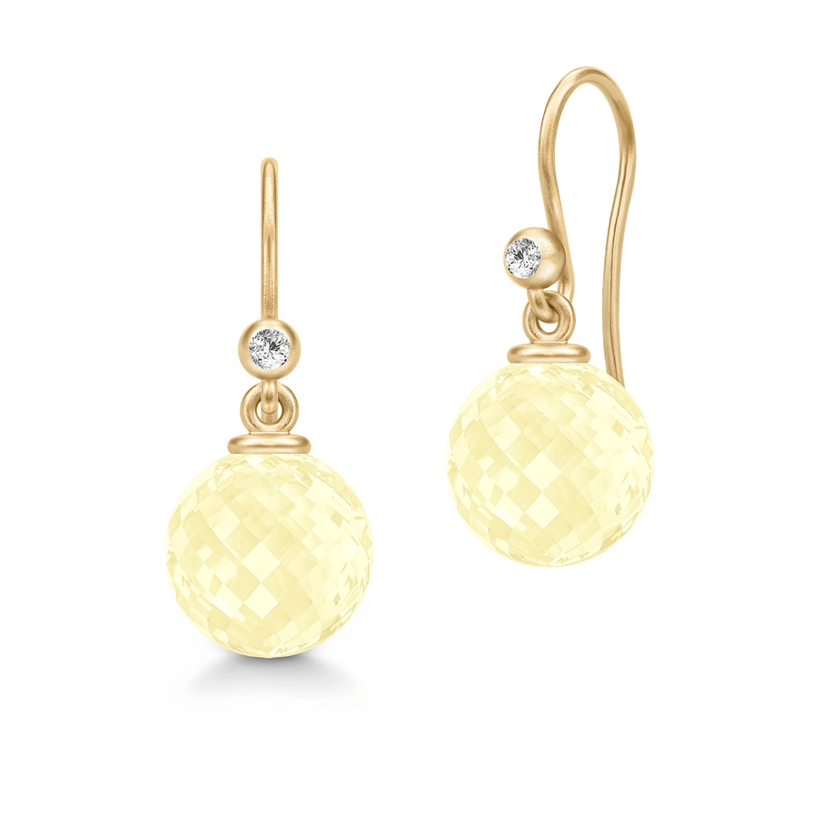 Globe Earring Canary