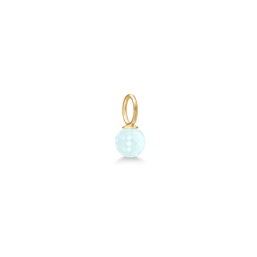 Lily Pendant Aqua Crystal