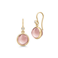 Prime Earrings Dusty Rose