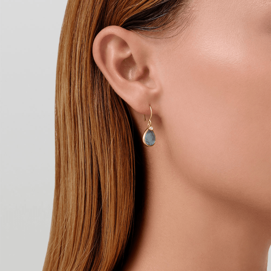 Leela Earrings Aqua Blue