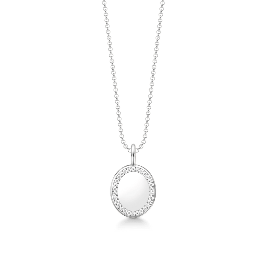 Medallion Necklace Top Wesselton Diamond
