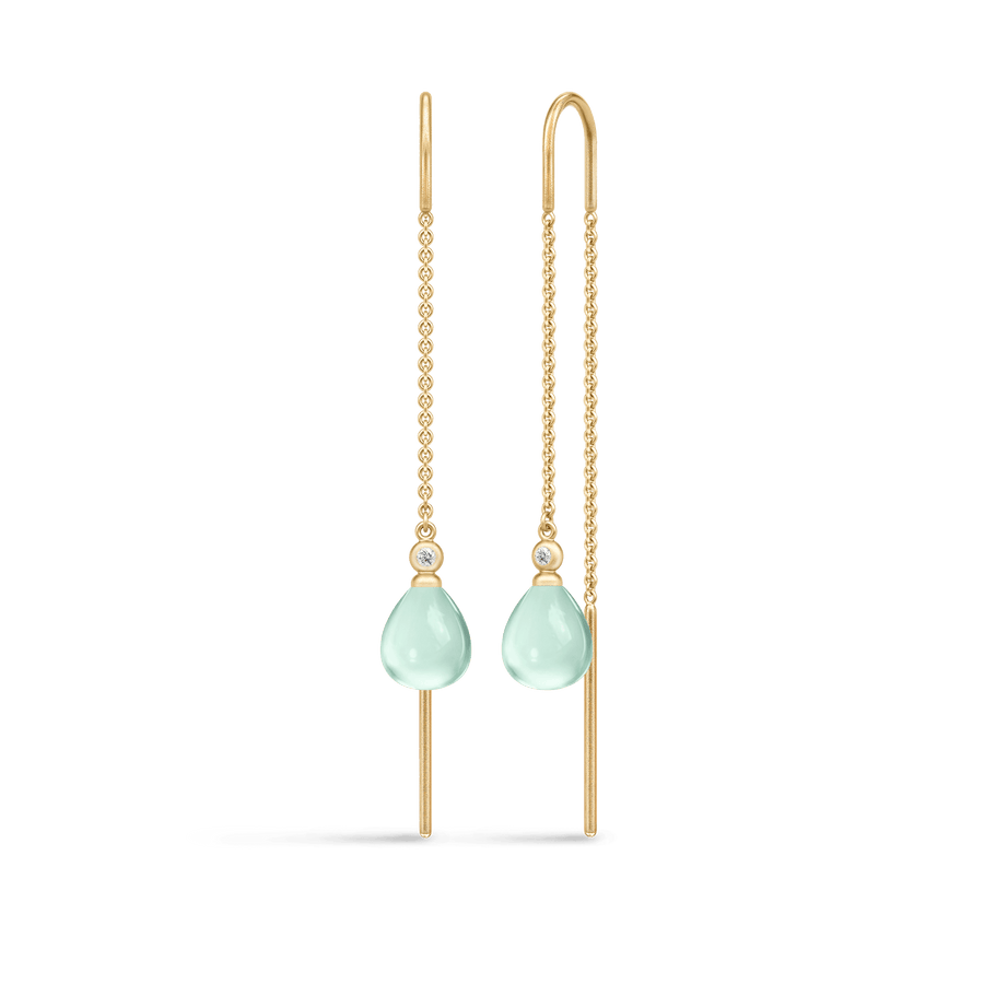 Tasha Chain Earrings Aqua