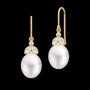 Tasha Earrings White Pearl