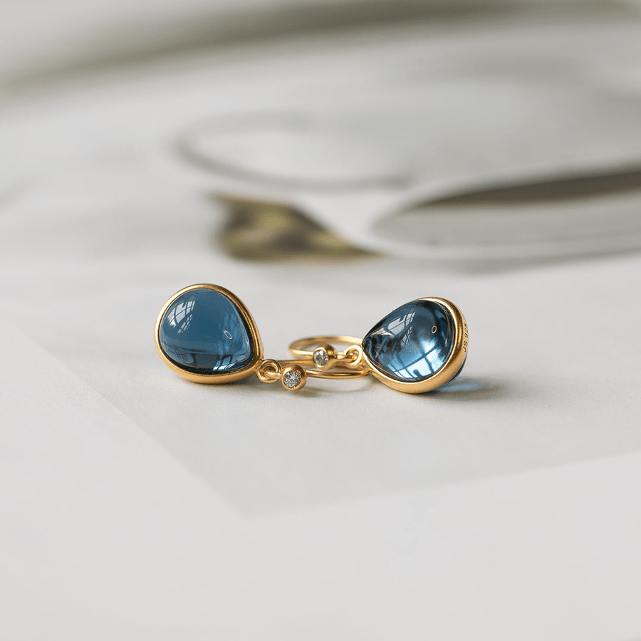 Paloma Earrings Sapphire Blue