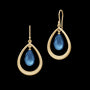 Prime Droplet Earrings Sapphire Blue