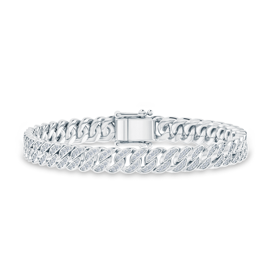 Curb Diamond Bracelet 6mm