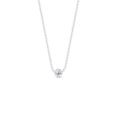 Luster Necklace Top Wesselton Diamond