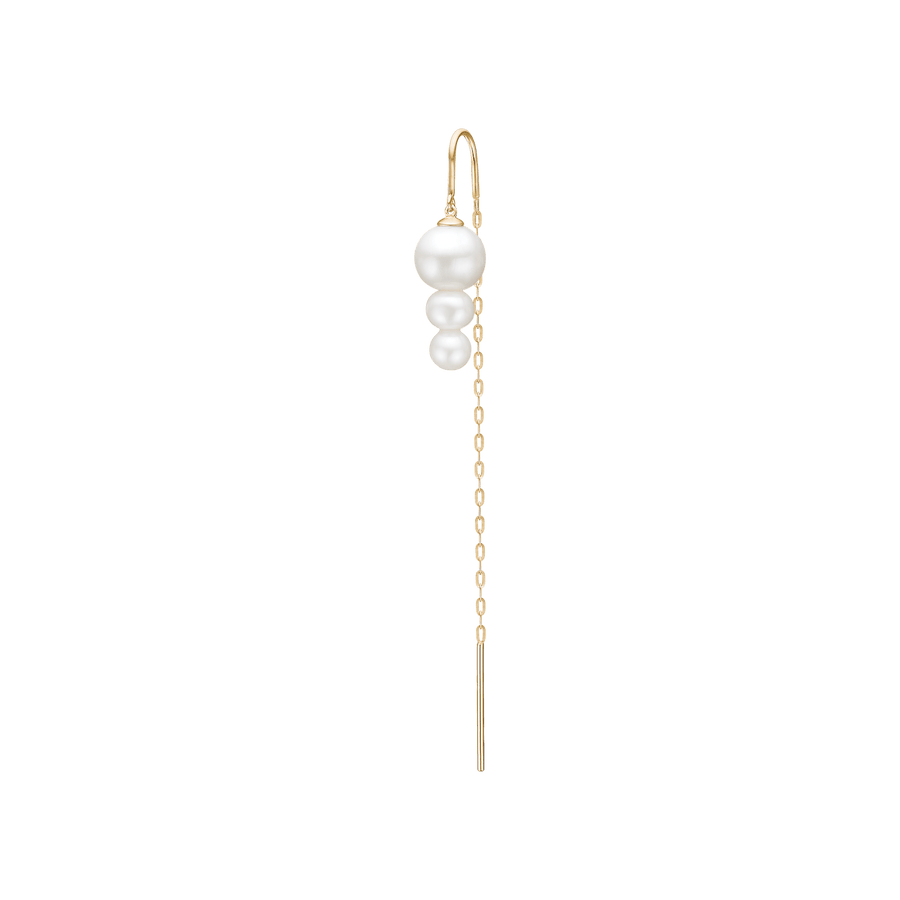 Eden Chain Earring White Pearl